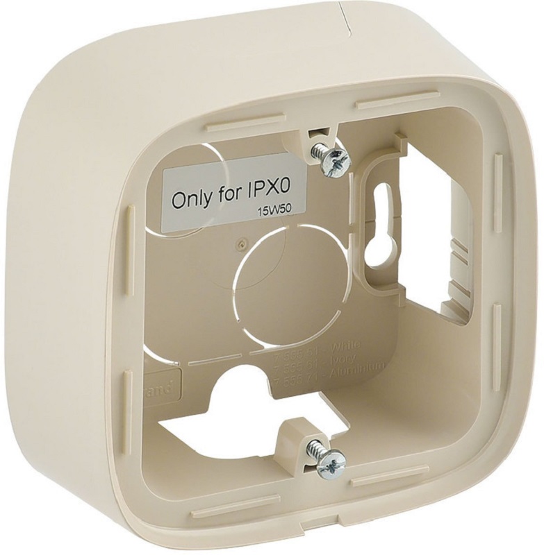 Коробка для наружнего монтажа Legrand Valena Allure 1-м. слоновая кость фото Коробка для наружнего монтажа Legrand Valena Allure 1-м. слоновая кость картинка